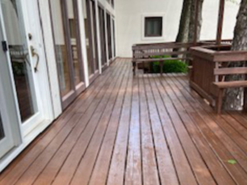 deck washing